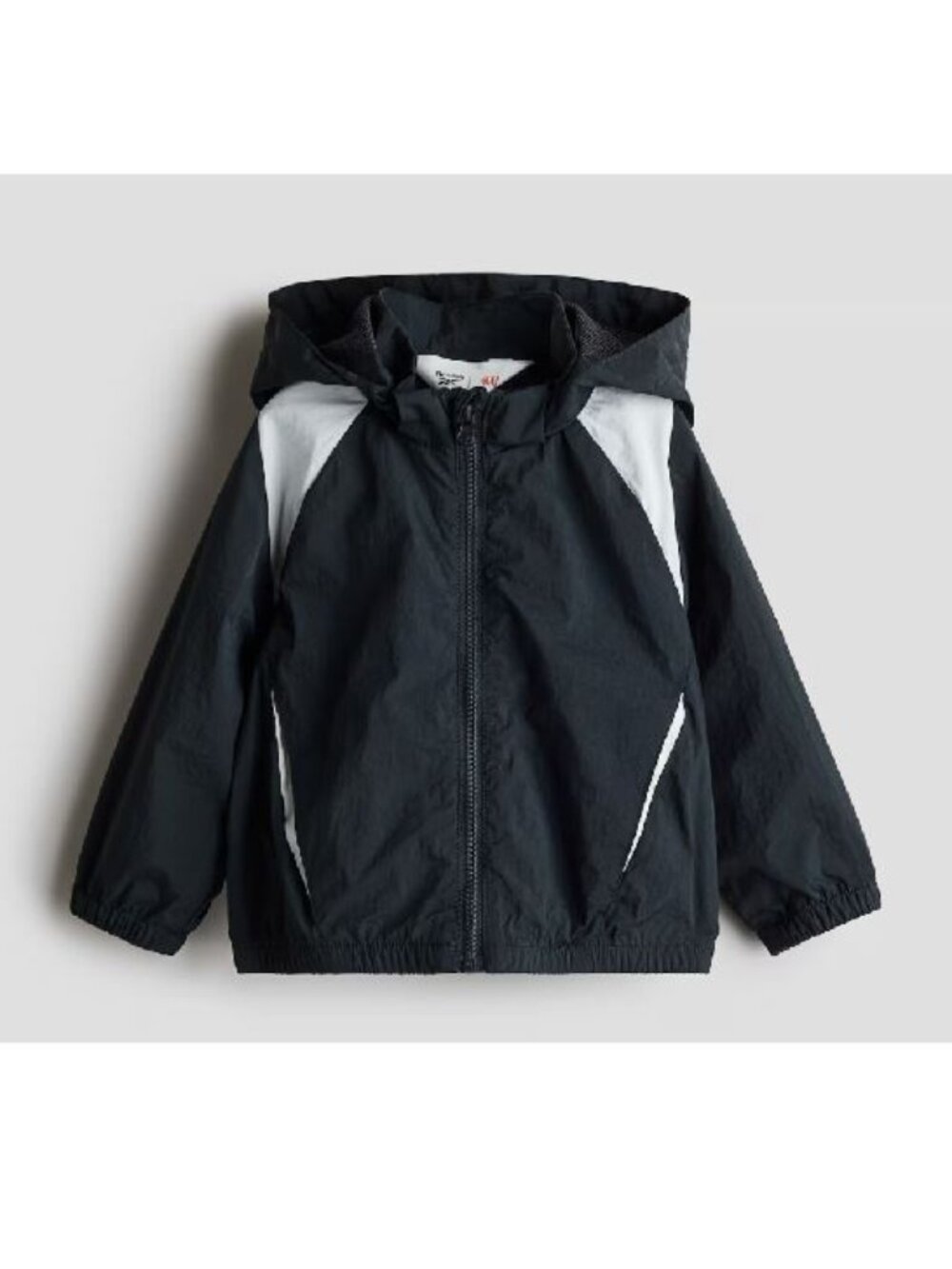 (4/$20) H&M x Reebok Print-Motif Nylon Windbreaker